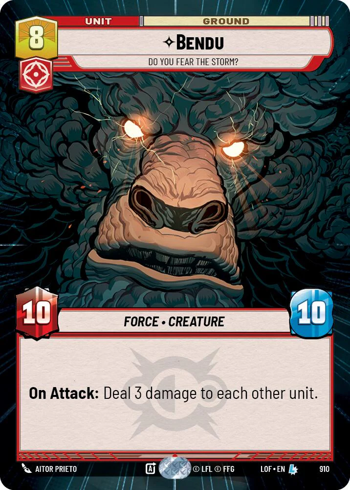 Bendu - Do You Fear the Storm? (910) (Hyperspace Foil) (910) [Legends of the Force]