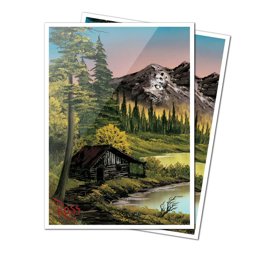 Bob Ross Mountain Retreat 105ct APEX Deck Protector Sleeves - Image 2