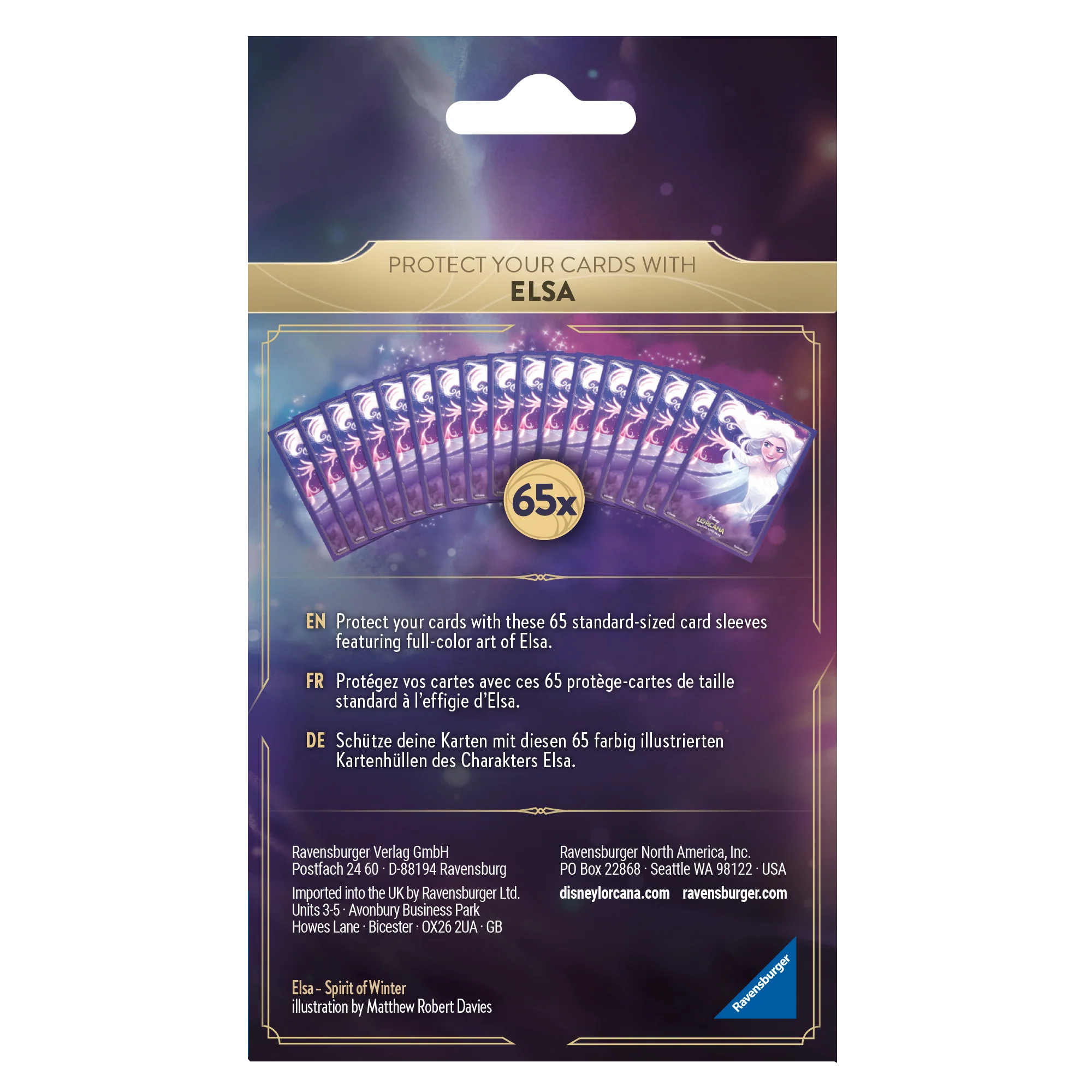 Card Sleeves (Elsa / 65-Pack) - Image 2