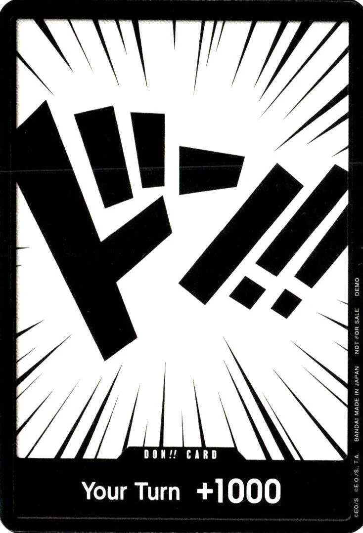 DON!! Card [One Piece Demo Deck Cards]