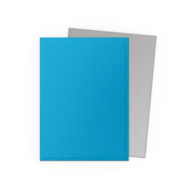 Dragon Shield Standard DUAL Matte Sky Blue & Silver - Image 2