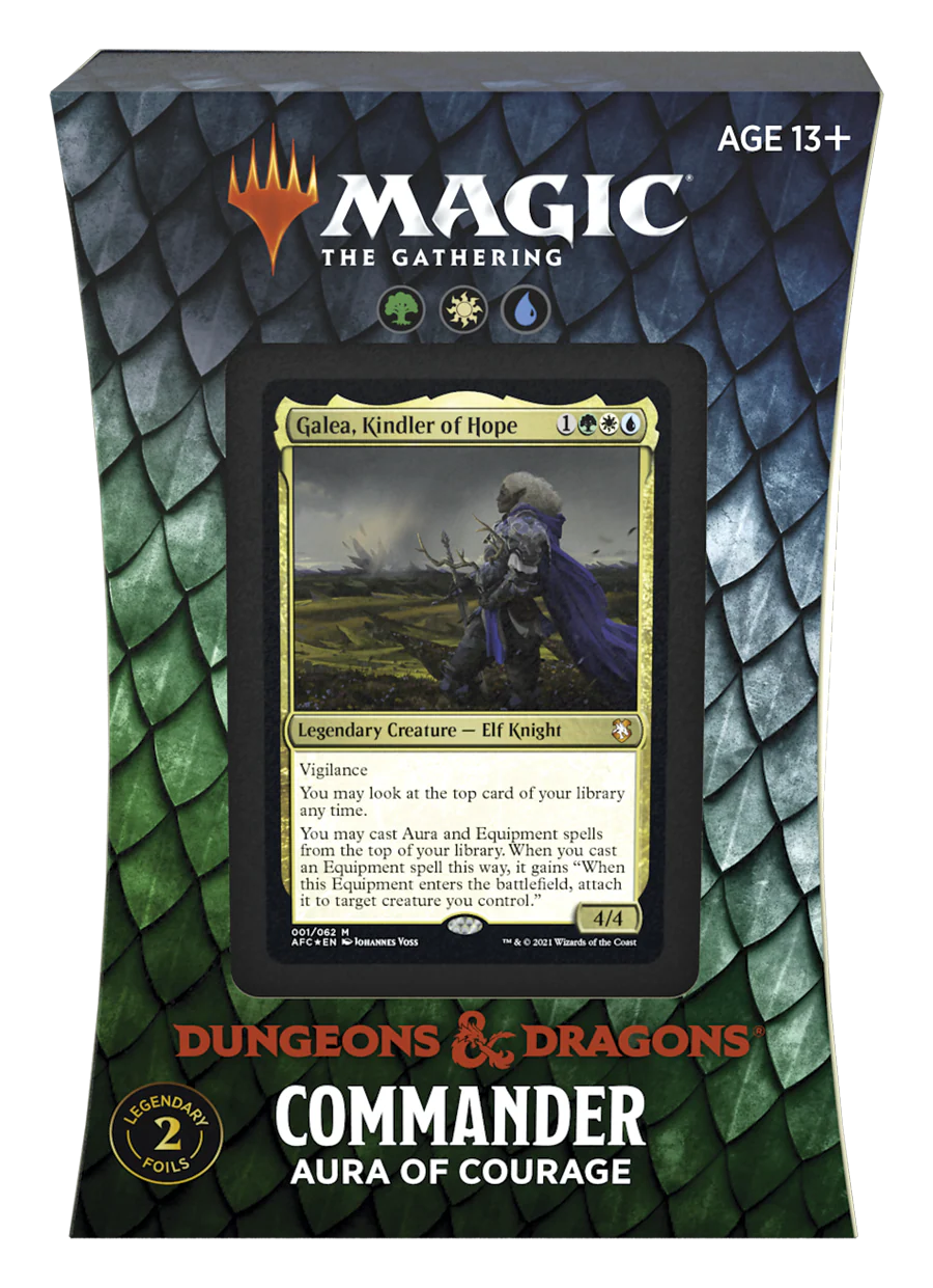 Dungeons & Dragons: Adventures in the Forgotten Realms - Commander Deck (Aura of Courage)
