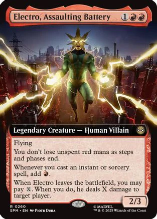 Electro, Assaulting Battery (Extended Art) [Marvel's Spider-Man]