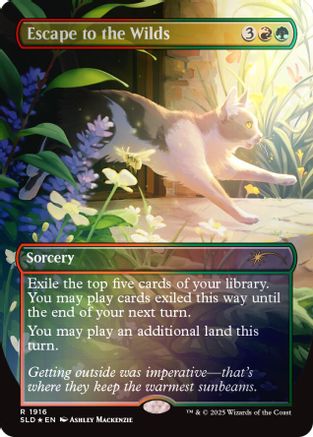 Escape to the Wilds (1916) (Rainbow Foil) [Secret Lair Drop Series]