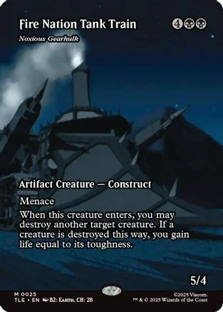 Fire Nation Tank Train - Noxious Gearhulk (Borderless) [Avatar: The Last Airbender: Eternal-Legal]