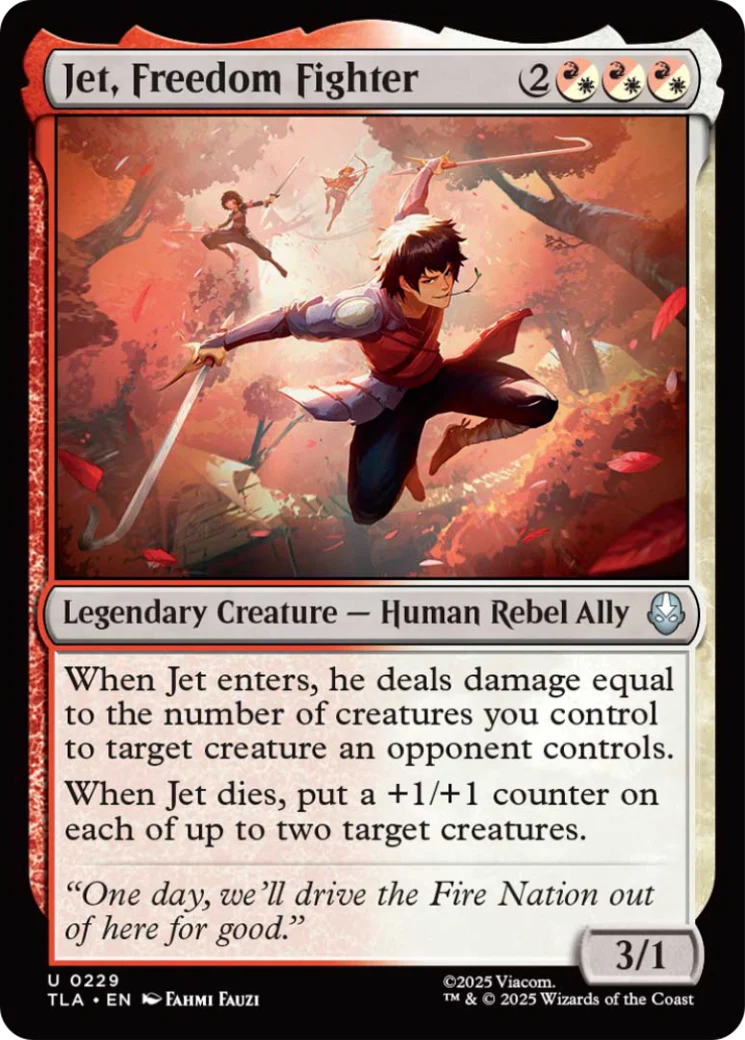 Jet, Freedom Fighter [Avatar: The Last Airbender]