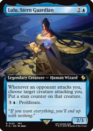 Lulu, Stern Guardian (Extended Art) [FINAL FANTASY Commander]