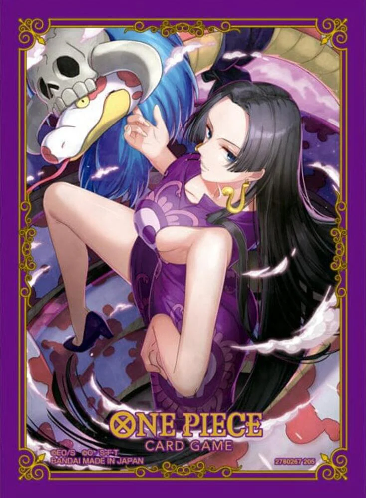 One Piece Card Game Official Sleeves: Assortment 11 - Boa Hancock (70-Pack) - Bandai Card Sleeves
