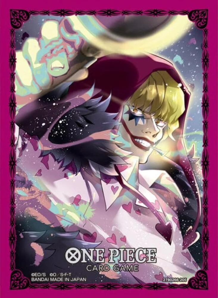One Piece Card Game Official Sleeves: Assortment 11 - Donquixote Rosinante (70-Pack) - Bandai Card Sleeves