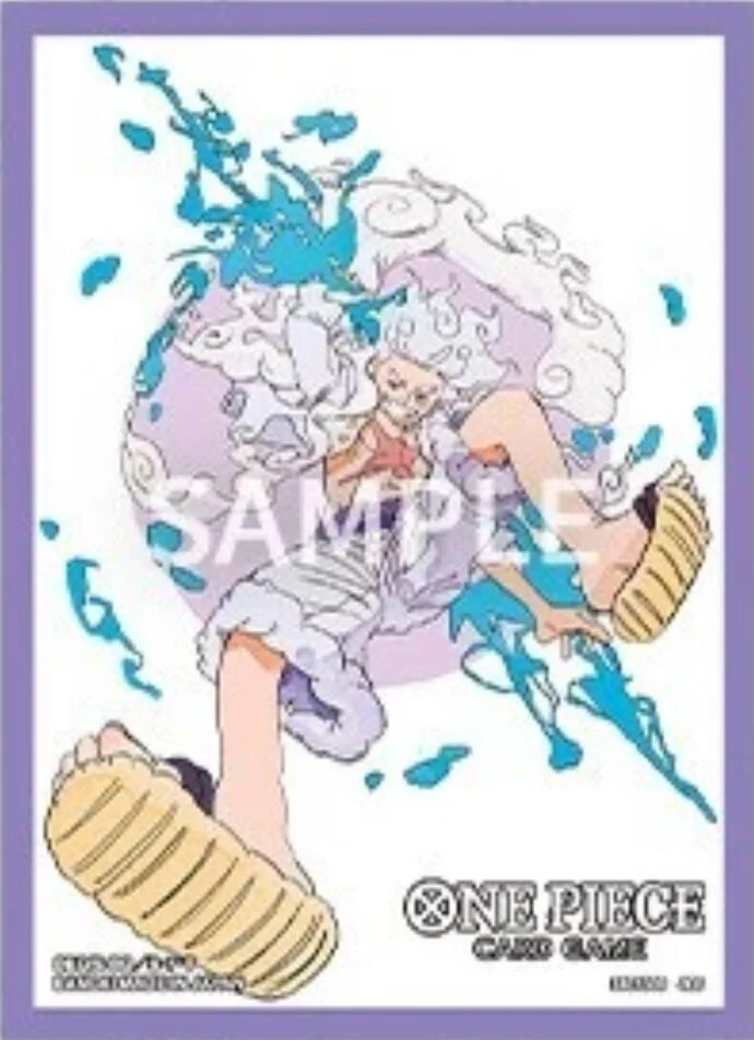 One Piece Card Game Official Sleeves: Assortment 12 - Monkey.D.Luffy (70-Pack) - Bandai Card Sleeves