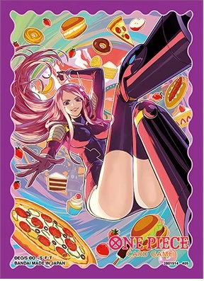 One Piece Card Game Official Sleeves: TCG+ Store Edition Vol. 5 - Jewelry Bonney (70-Pack) - Bandai Card Sleeves