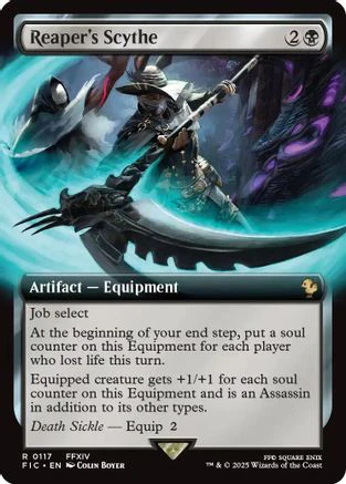Reaper's Scythe (Extended Art) [FINAL FANTASY Commander]