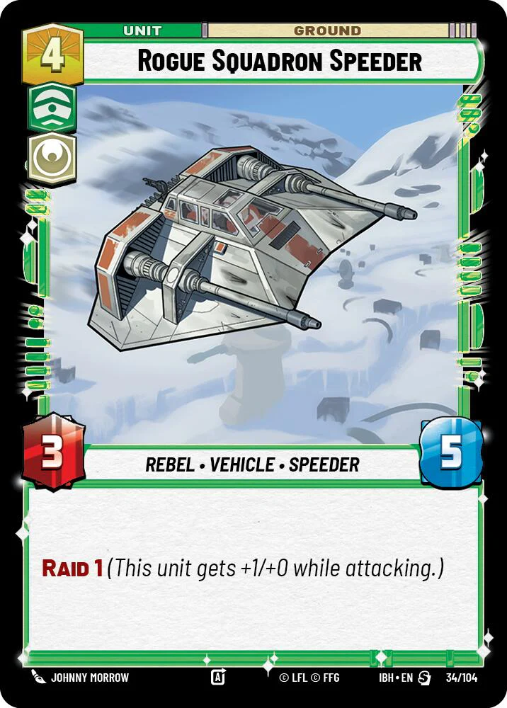 Rogue Squadron Speeder (34/104) (34/104) [Intro Battle: Hoth]