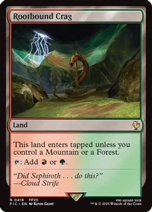 Rootbound Crag [FINAL FANTASY Commander]