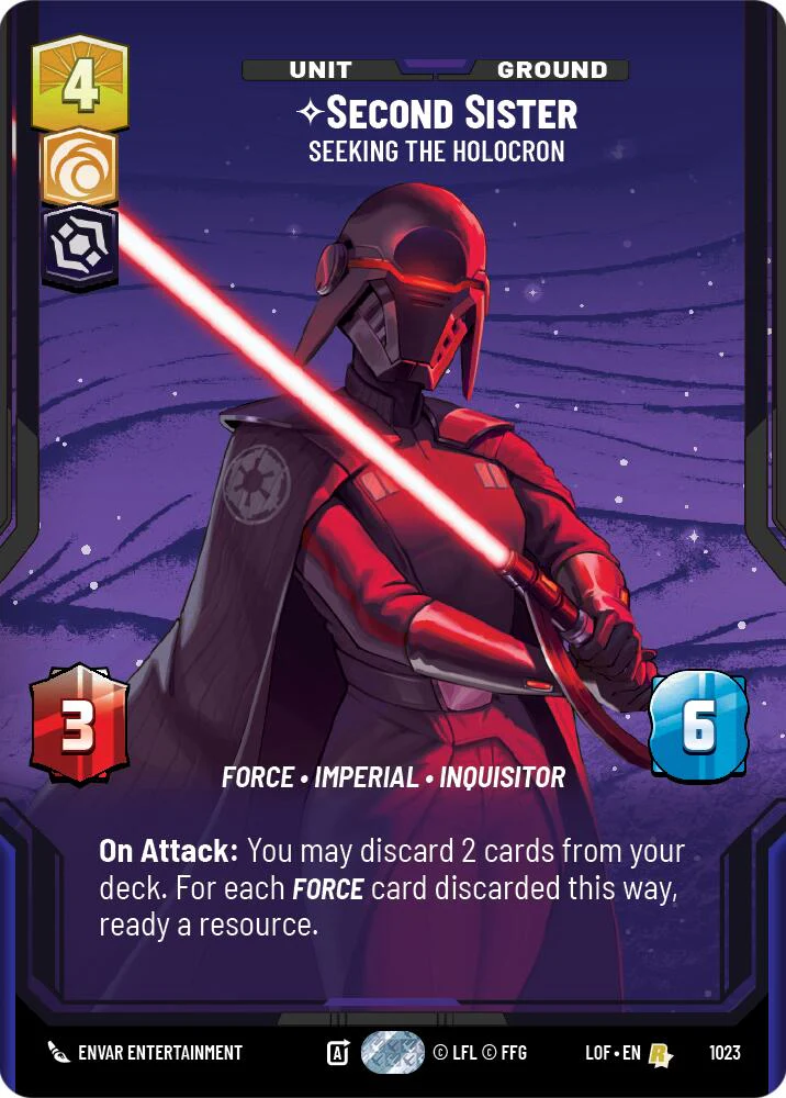 Second Sister - Seeking the Holocron (1023) (Prestige) (1023) [Legends of the Force]