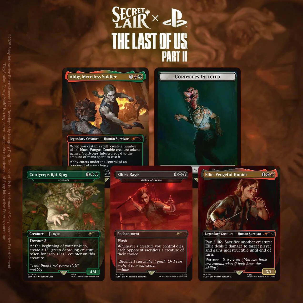 Secret Lair x The Last of Us Part II (Non-Foil Edition)