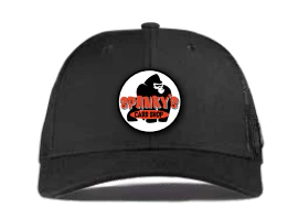 Spanky's Curved Trucket Hat (Black) Branded Bills