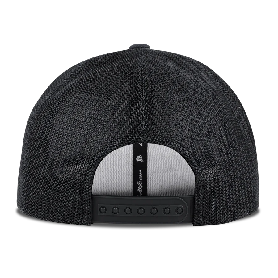 Spanky's Curved Trucket Hat (Black) Branded Bills - Image 2
