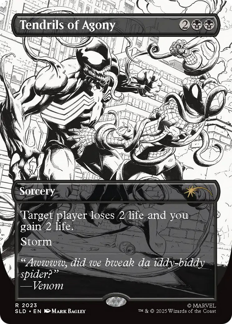 Tendrils of Agony (2023) (Rainbow Foil) [Secret Lair Drop Series]
