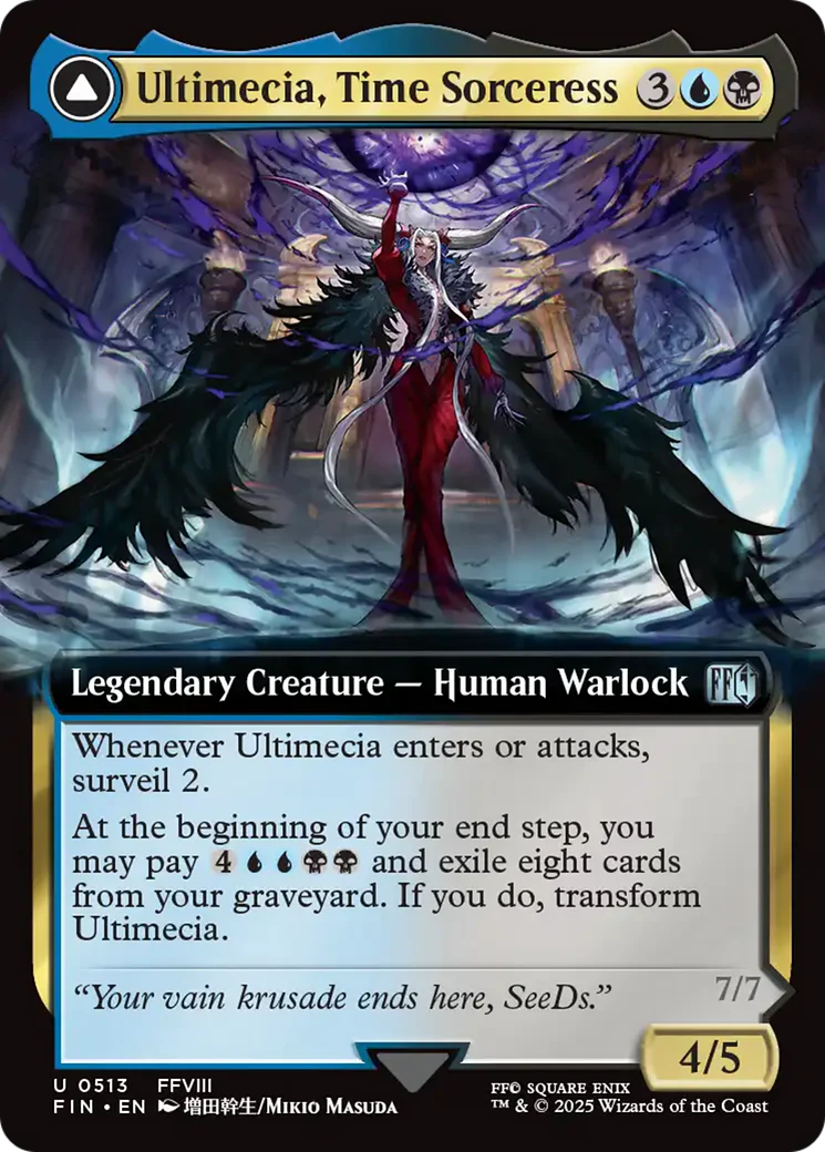 Ultimecia, Time Sorceress // Ultimecia, Omnipotent (Extended Art) [FINAL FANTASY]