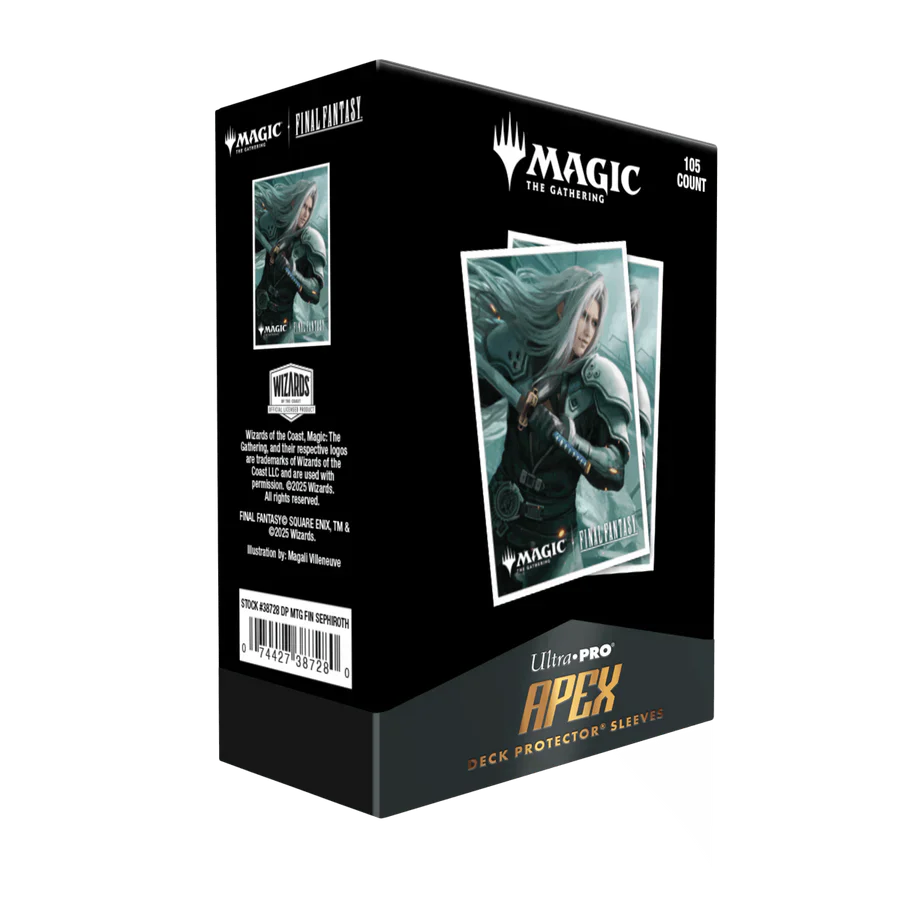 Ultra Pro Magic Apex Sleeves - Final Fantasy - Sephiroth, Planet’s Heir