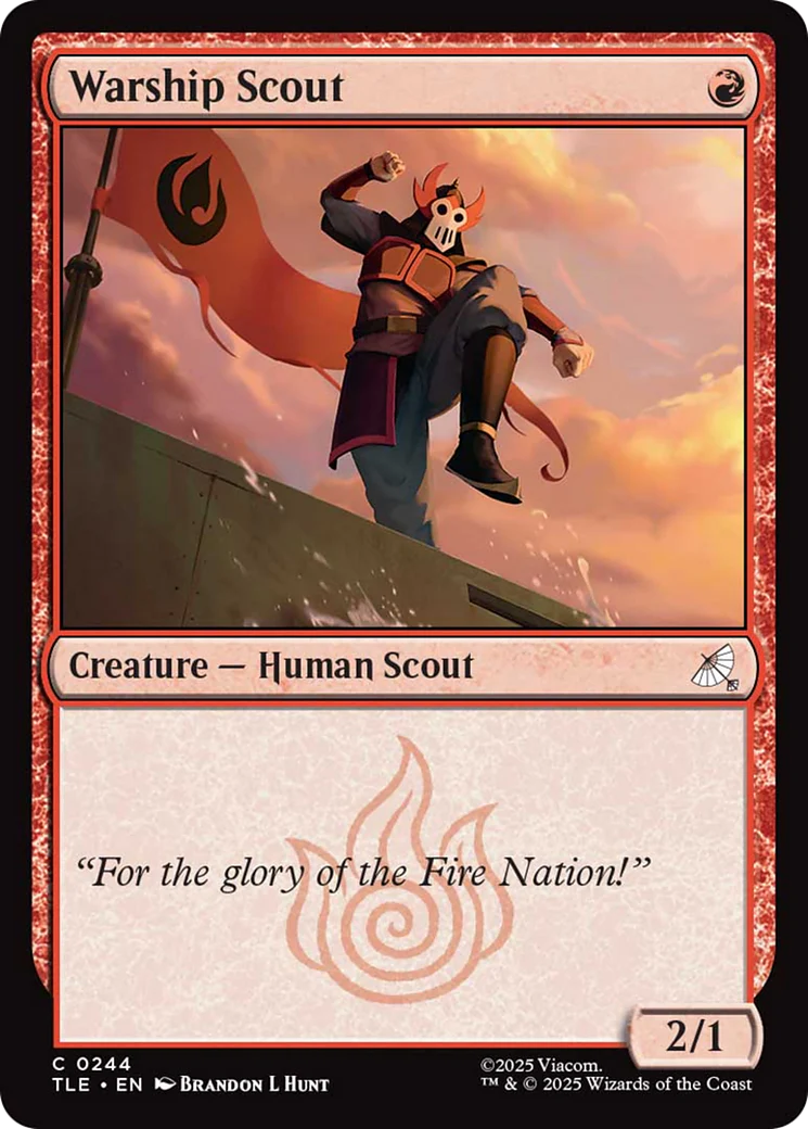 Warship Scout (0244) [Avatar: The Last Airbender: Eternal-Legal]