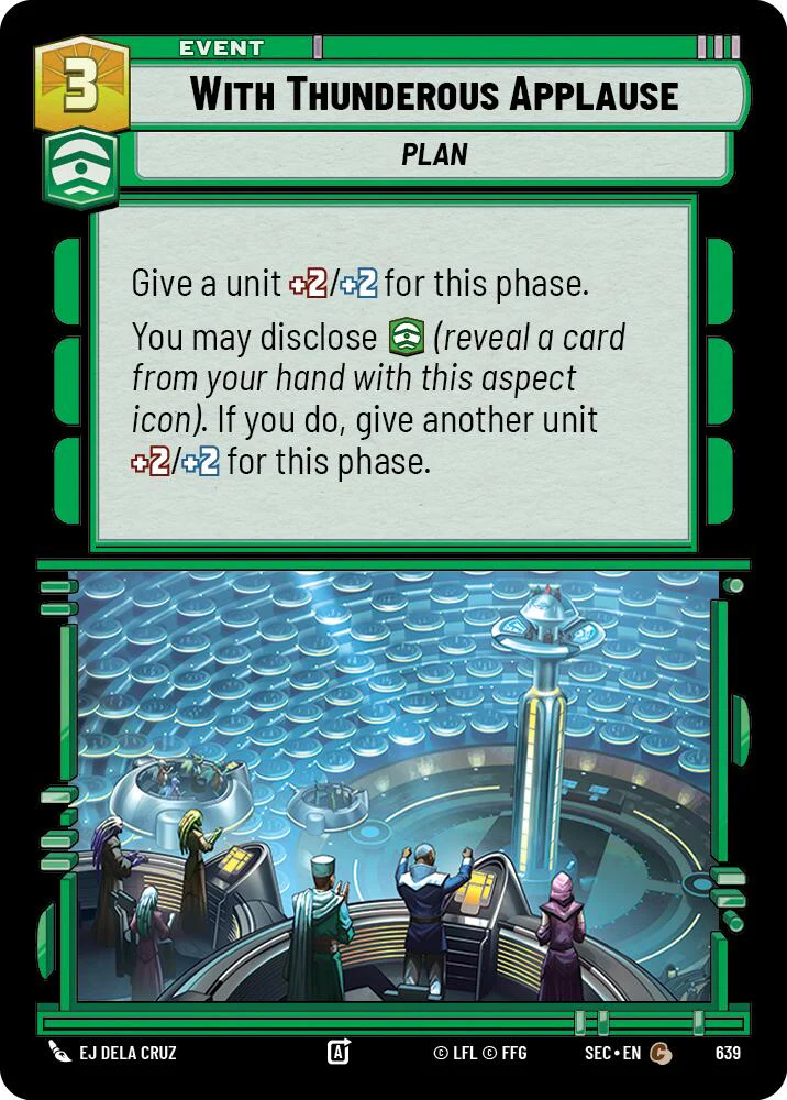 With Thunderous Applause (639) (Foil) (639) [Secrets of Power]